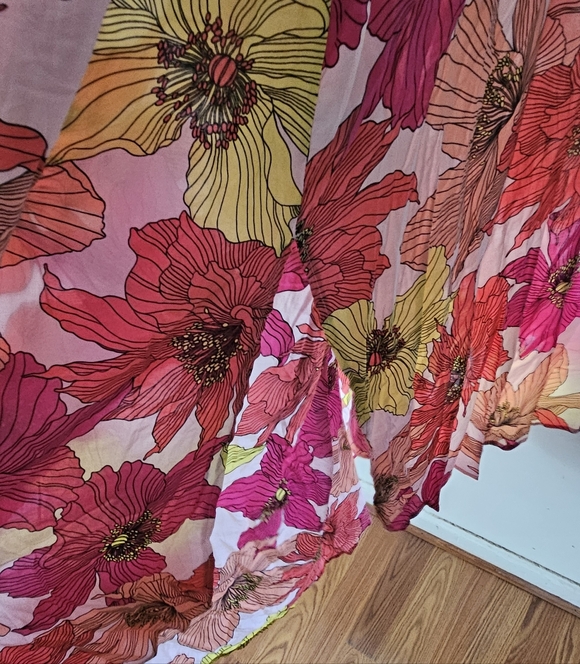 Joyspun Patterned Plus Size Strappy Maxi Dresses Nightgown Size 4X - Picture 5 of 10